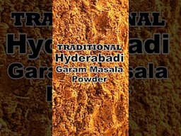 Garam Masala Powder | Hyderabadi Traditional 🥘🥣 | #shorts #hyderabadigarammasala #recipe