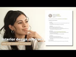 Creating an interior design contract | Important headlines to include