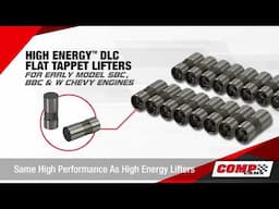 COMP Cams High Energy™ DLC Flat Tappet Lifters