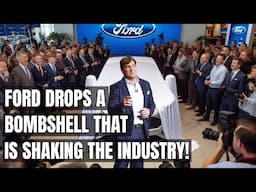 Shocking! Ford Drops a Bombshell: What It Means for the Future of Cars! Electric Cars & The Pivot!