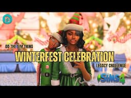 Winterfest Celebration 🎄 | Do the SIM thing Legacy Challenge EP.05 | Sims 4 Legacy