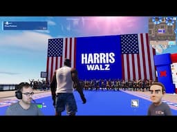 We beat the Kamala Harris level in Fortnite