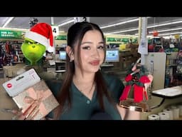 ASMR Rude Dollar Tree Cashier checks you out 😒🎄