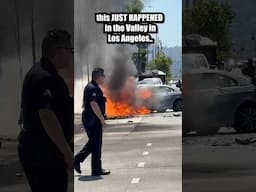 Police Chase in Los Angeles Ends In DISASTER.. 😳