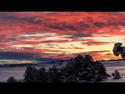 Why have Colorado's sunrises and sunsets been so spectacular lately?