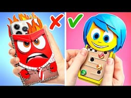 Help Joy To Find Memory Orbs! *Cardboard Inside Out 2 Game Of Glue*