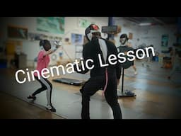 Cinematic View Fencing Lesson | Attack On Preparation