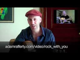 Adam Rafferty -- "Rock With You" -- Michael Jackson -- Solo Fingerstyle Acoustic Guitar