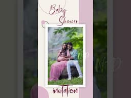 Baby shower invitation | #Tamil #2022 #vtk #aftereffects