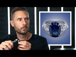 Making an Engagement Ring with a 7ct Blue Sapphire