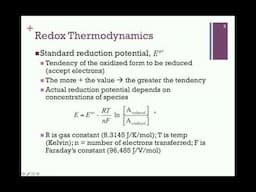 105-Free Energy of Electron Transfer