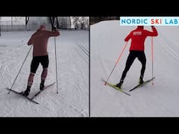 Should you use "old" offset for easy skate skiing?