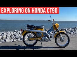 Exploring Bay St Louis on a Honda CT90