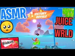 ASMR Gaming 🥺 Fortnite Juice WRLD Update Relaxing Gum Chewing 🎮🎧 Controller Sounds + Whispering 😴💤