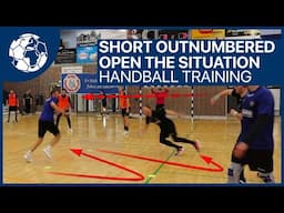 Short Outnumbered with 1vs1 Movement - Handballtraining Kristensen Ribe | Handball inspires