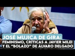 José Mujica de gira: feminismo sin declaraciones, el "bolazo" de Álvaro Delgado y críticas a Milei