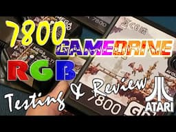 Atari 7800 RGB & Save States :o (GameDrive Testing & Review)