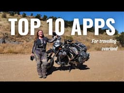 10 Apps that I use all the time traveling long-distance on a motorcycle