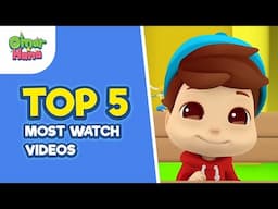 Top 5 Most Watçh Videos | Omar & Hana English