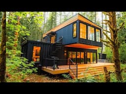 MIND-BLOWING Shipping Container Luxury House Interior!