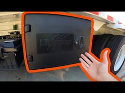 Installing An Underbody Tool Box On Garbage Truck (Minimizer 18")