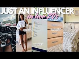 vlog: just an influencer in her 20s ♡ spend the day with me, errands, realistic daily life + more!