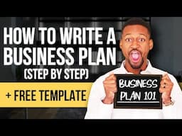 How to Write a Business Plan | Step-by Step | For Beginners in 2024