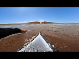 SURFING IN CHOCOLATE WATER! (RAW POV)