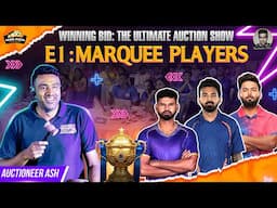 Project Pant, Killer KL, Shreyas Surge: BIDDING MADNESS | E1: Marquee | Winning Bid - IPL Auction