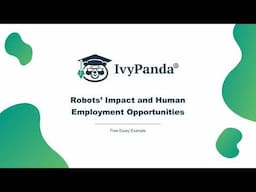 Robots’ Impact and Human Employment Opportunities | Free Essay Example