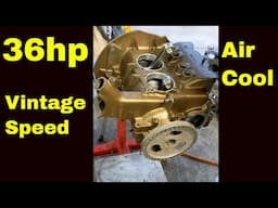 VW Air cooled Vintage speed Okrasa 36hp  engine build - Mock up and short block