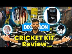 Full Cricket Kit Shopping From !! Decathlon FLX - Cricket Brand of Decathlon !!