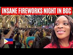 NEVER BEEN THIS HUGE! First 2024 Fireworks Night in BGC Philippines 🇵🇭