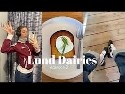 Exchange Diaries 🇸🇪 | living in Lund, thrifting in Malmö, Lomma beach, school