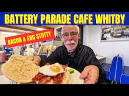 BREAKFAST BUTTY AT WHITBYS BATTERY PARADE CAFE (Plus A Hidden Wristband).