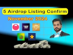 5 Telegram Airdrops November Listing Date Confirmed 2024