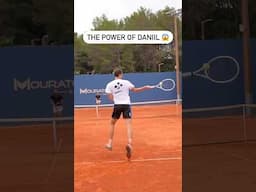 The power behind Medvedev’s shots is unreal 💥🔥 #tennis #medvedev #tennislove #tennispro