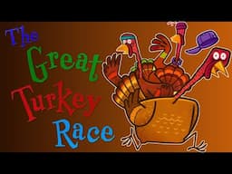 🦃 The Great Turkey Race 🤣 Kids Book Thanksgiving Short Funny Read Aloud