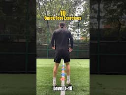 10 Quick Feet Exercises⚽️🔥#footballshorts #soccershorts #footballskills #soccerskills #footballer