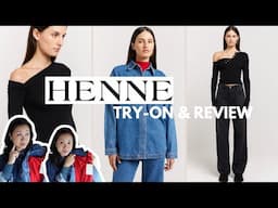 HENNE TRY-ON & FIRST IMPRESSIONS | Knitwear & Tops