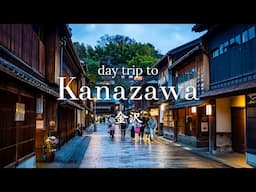 Day Trip to Kanazawa | Japan Travel Vlog | Higashi Chaya, Kenroku-en