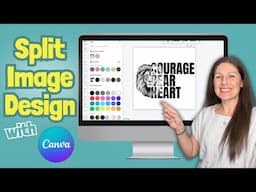 Trending Split Image Design In Canva - the easy way!