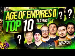 Age of Empires 2 TOP 10 Players November 2024