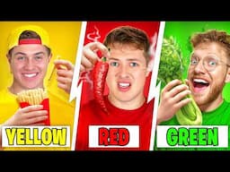 Eating Only ONE COLOR FOOD For 24 HOURS (Cruise Edition)