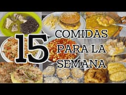 15 IDEAS DE COMIDA ECONÓMICA MEXICANA/FABI ZEA