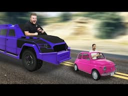 Tiny Car Vs. Armored Vehicle Challenge! | GTA5