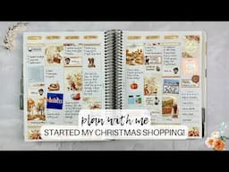 PLAN WITH ME | stressful week made better by christmas shopping!  | #makselifeplanner | nov. 11-17