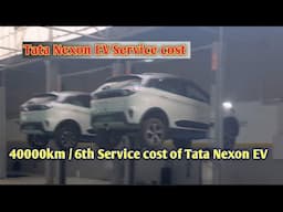 6th Service of Tata Nexon EV Max | Tata Nexon EV Service Cost | Motorzone #tata #nexonev