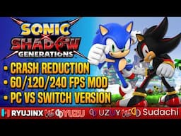 Sonic X Shadow Generations: Yuzu vs Ryujinx - Uzuy vs Sudachi - Mods + Fix - Windows / Android