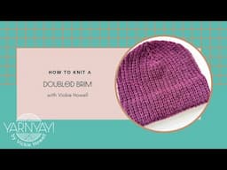 How to Knit a Double Brim